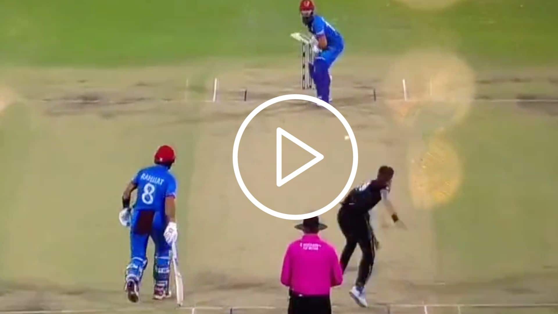 [Watch] Trent Boult Bamboozles Ibrahim Zadran With A Clever Off-Cutter